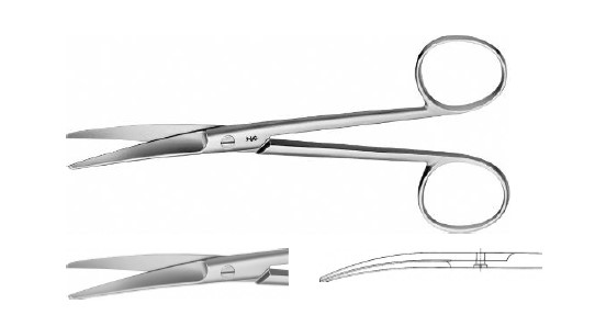 ВЕРТСЕЙМ НОЖИЦІ ВИГНУТ. 145MM